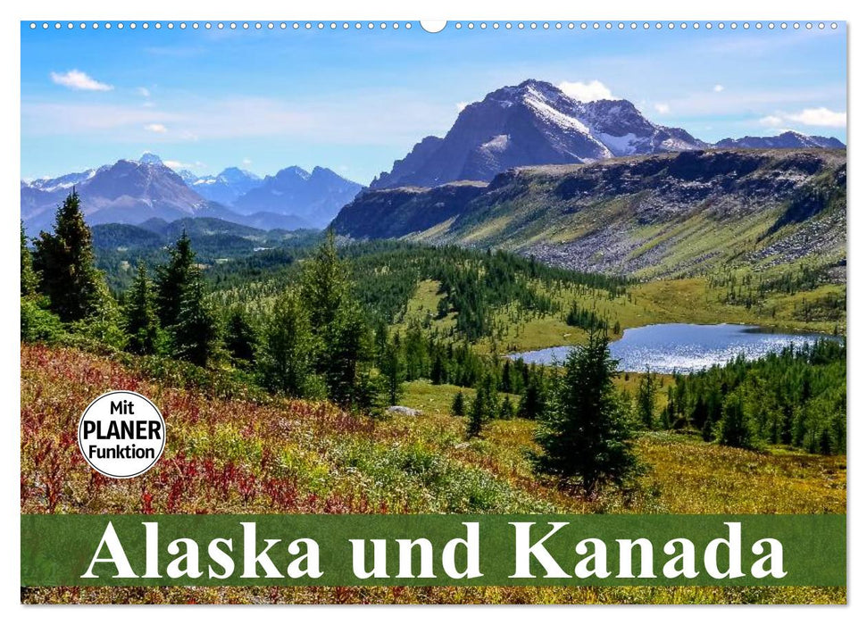 Alaska und Kanada (CALVENDO Wandkalender 2025)