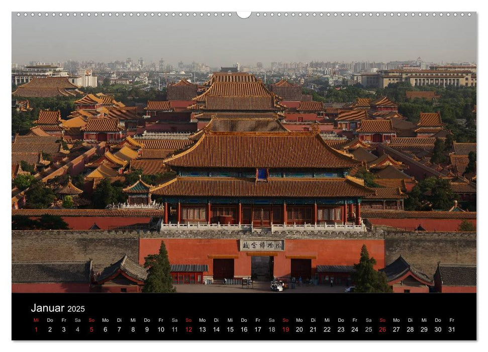 China 2025 - Metropolen und Landschaften (CALVENDO Premium Wandkalender 2025)