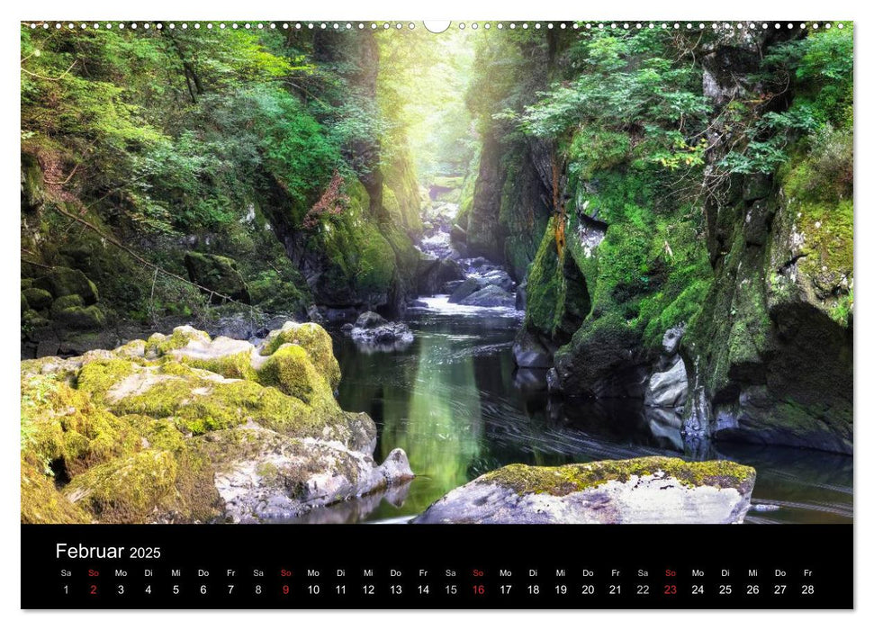 Wales (CALVENDO Premium Wandkalender 2025)