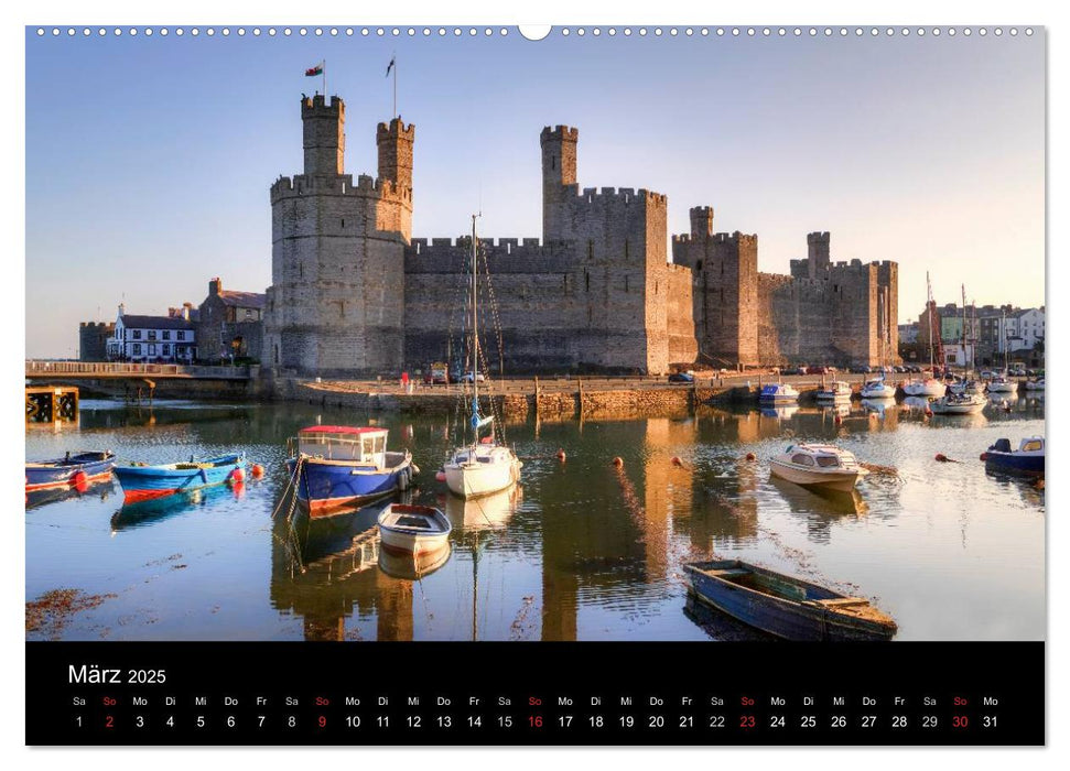 Wales (CALVENDO Premium Wandkalender 2025)