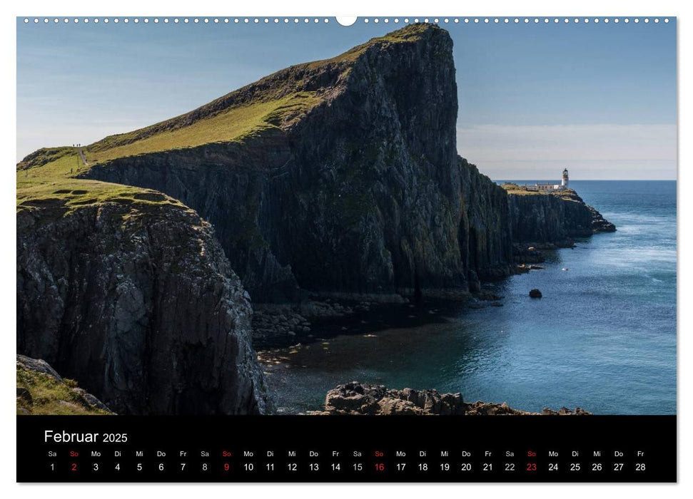 Die Highlands - Schottlands rauher Nordwesten (CALVENDO Wandkalender 2025)