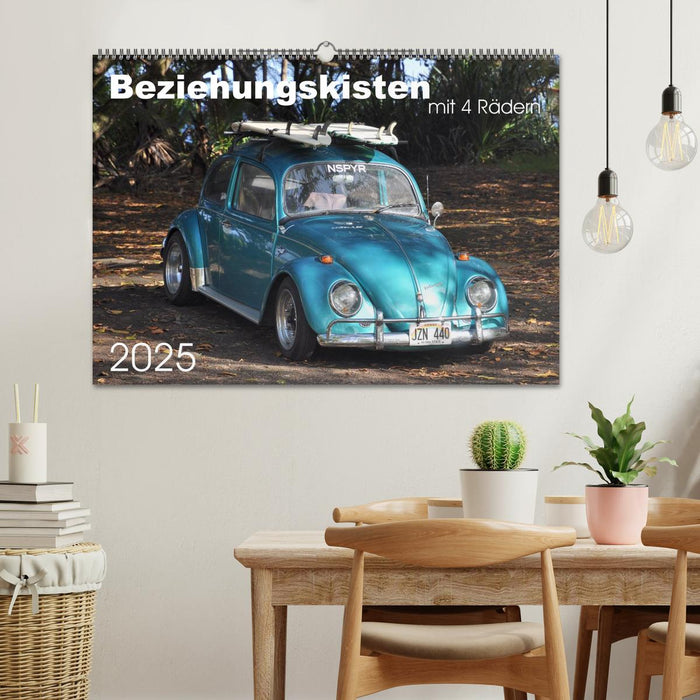 Beziehungskisten mit 4 Rädern (CALVENDO Wandkalender 2025)