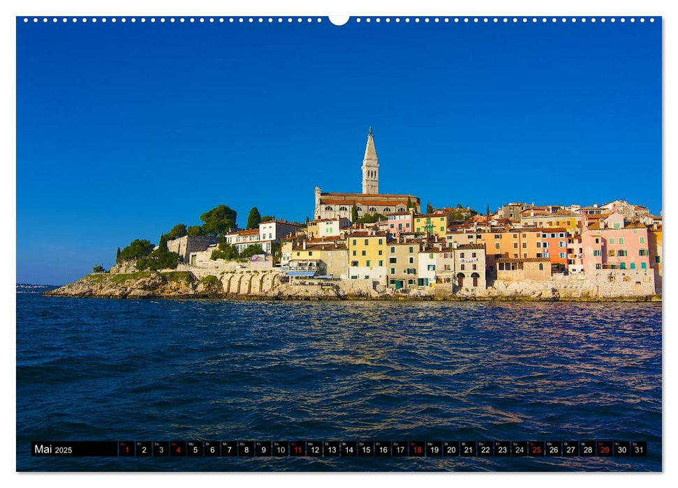 Rund um Rovinj (CALVENDO Premium Wandkalender 2025)