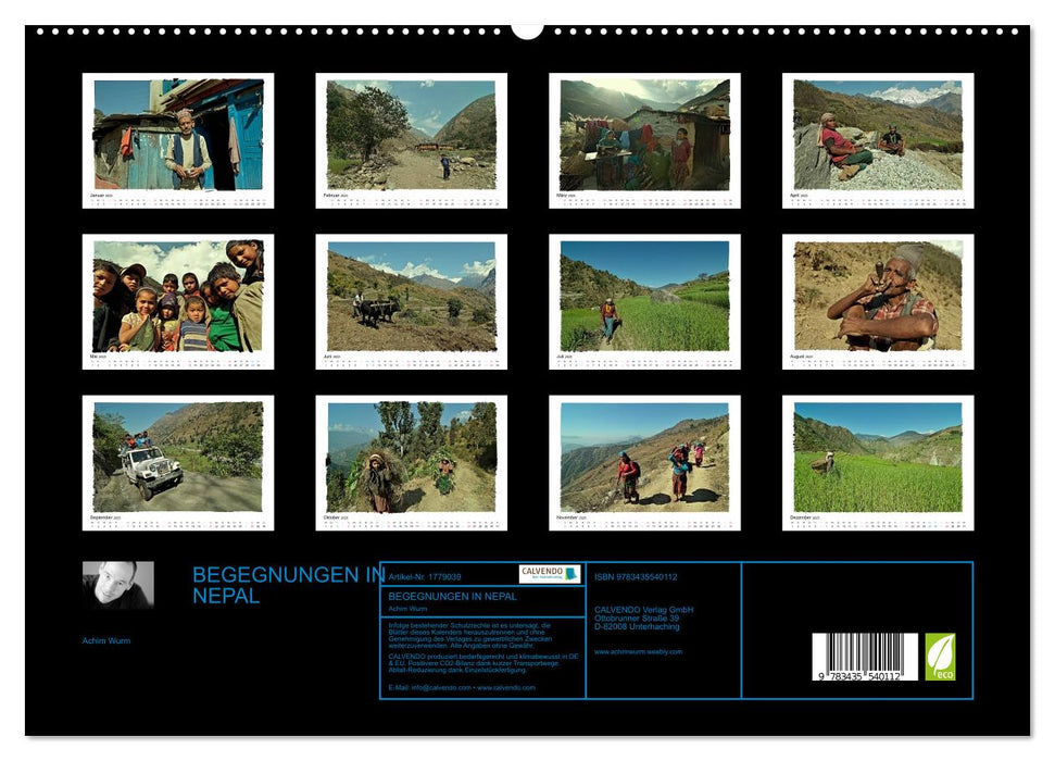 BEGEGNUNGEN IN NEPAL (CALVENDO Premium Wandkalender 2025)