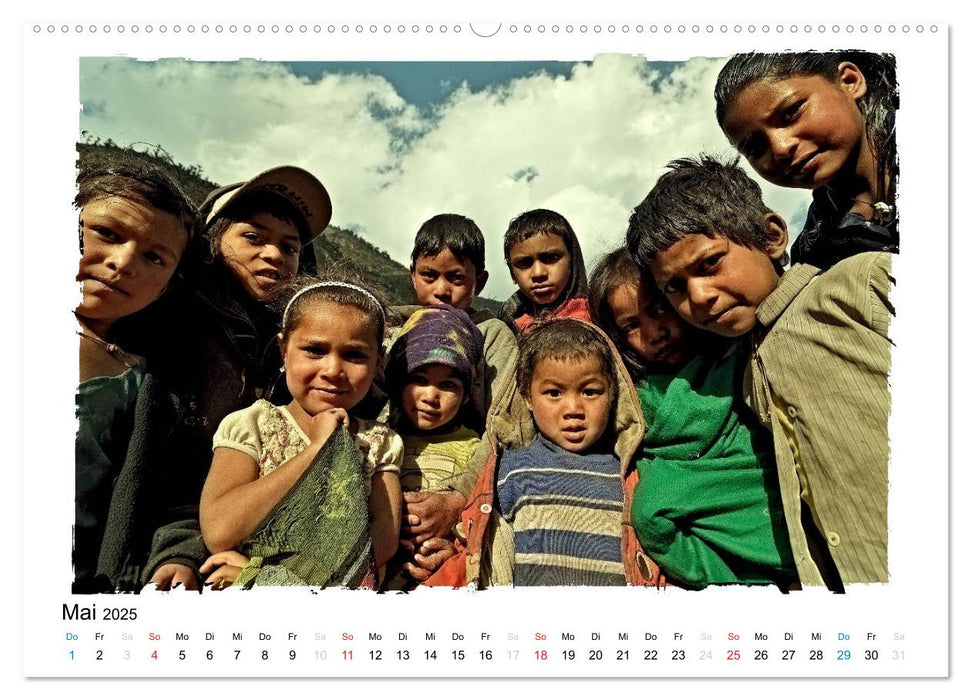 BEGEGNUNGEN IN NEPAL (CALVENDO Premium Wandkalender 2025)