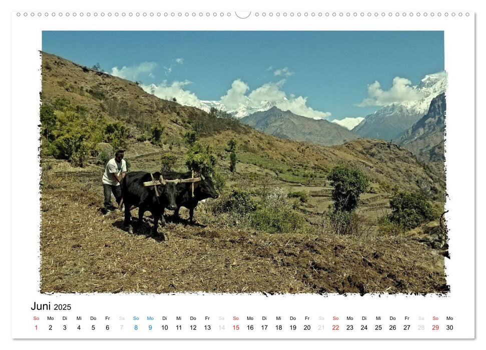 BEGEGNUNGEN IN NEPAL (CALVENDO Premium Wandkalender 2025)