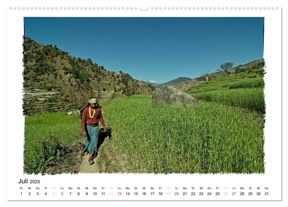 BEGEGNUNGEN IN NEPAL (CALVENDO Premium Wandkalender 2025)