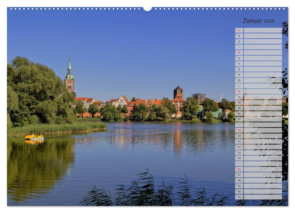 Stralsund. Das Tor zur Insel Rügen (CALVENDO Premium Wandkalender 2025)