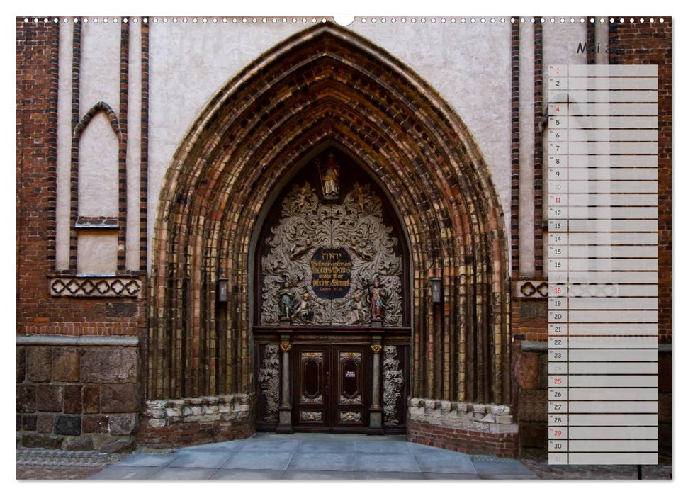 Stralsund. Das Tor zur Insel Rügen (CALVENDO Premium Wandkalender 2025)