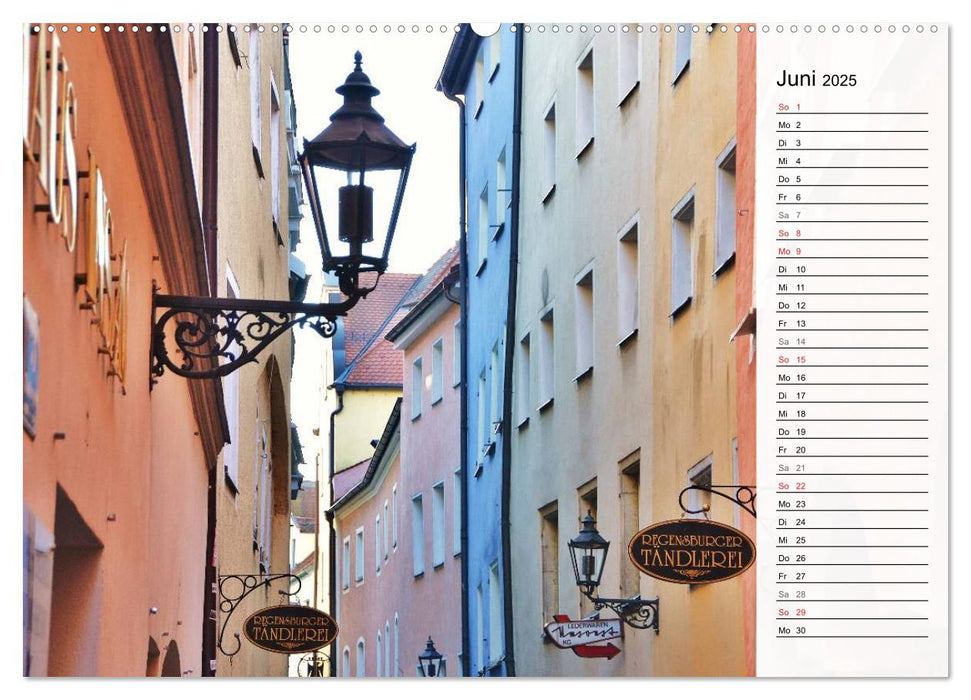 Die Farben von REGENSBURG (CALVENDO Premium Wandkalender 2025)