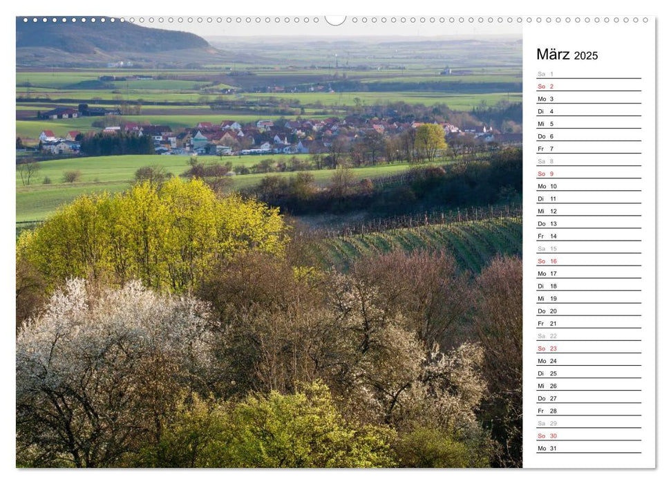 DER STEIGERWALD - Impressionen einer Landschaft (CALVENDO Wandkalender 2025)