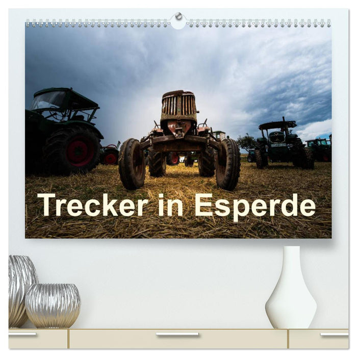 Treckertreff in Esperde (CALVENDO Premium Wandkalender 2025)