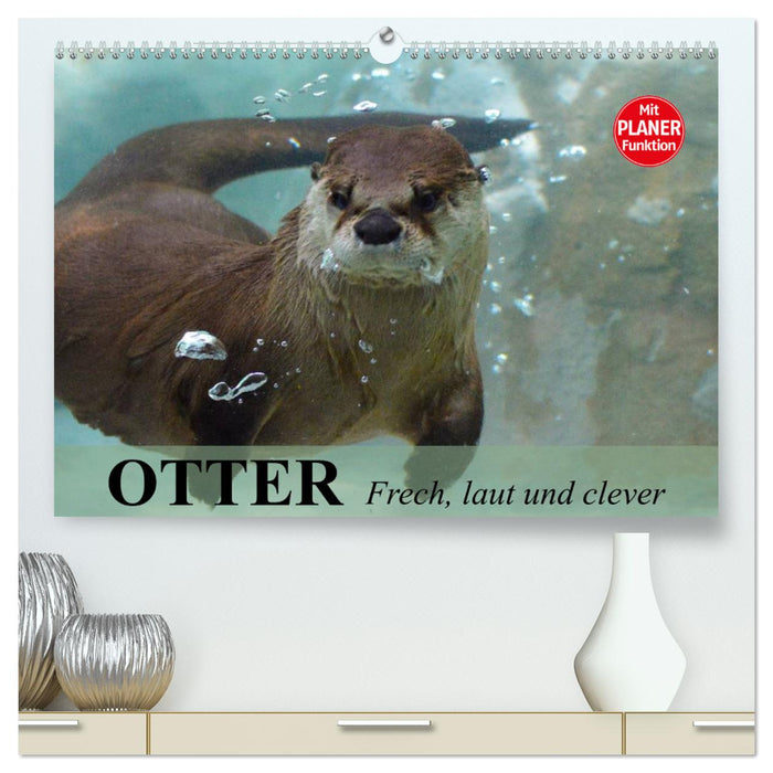 Otter. Frech, laut und clever (CALVENDO Premium Wandkalender 2025)