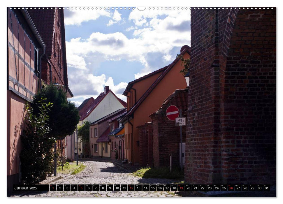 Barth - Idyll zwischen Bodden und Ostsee (CALVENDO Premium Wandkalender 2025)