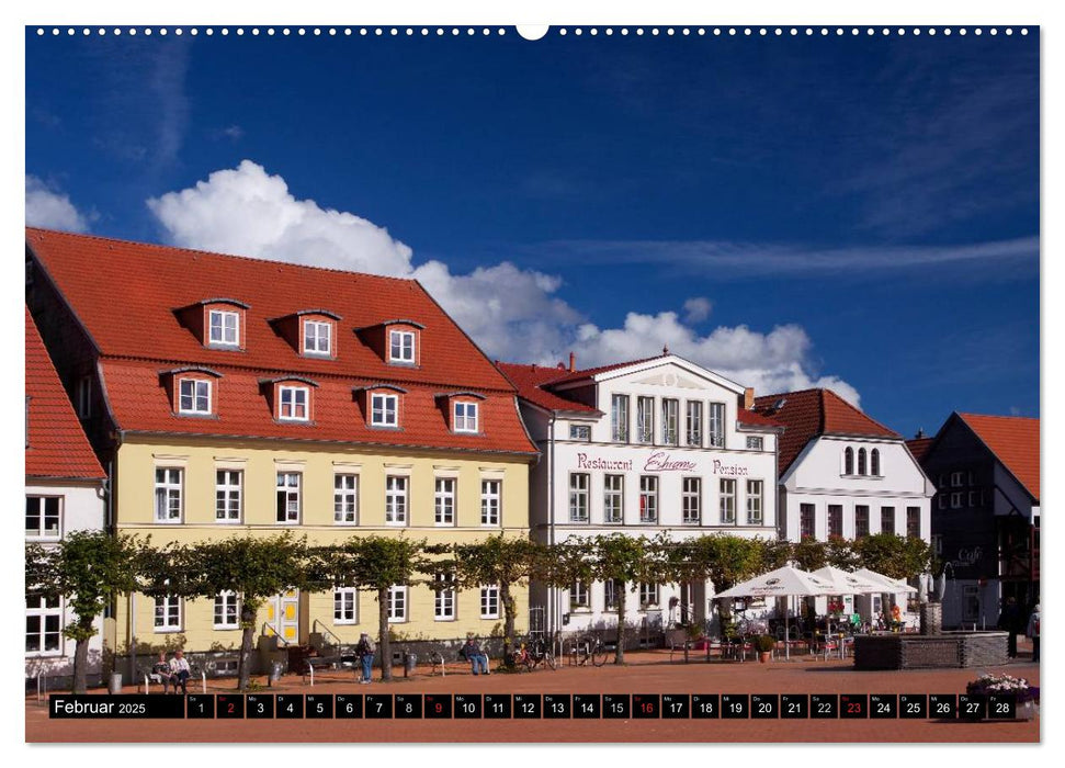 Barth - Idyll zwischen Bodden und Ostsee (CALVENDO Premium Wandkalender 2025)