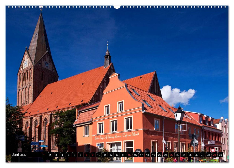 Barth - Idyll zwischen Bodden und Ostsee (CALVENDO Premium Wandkalender 2025)