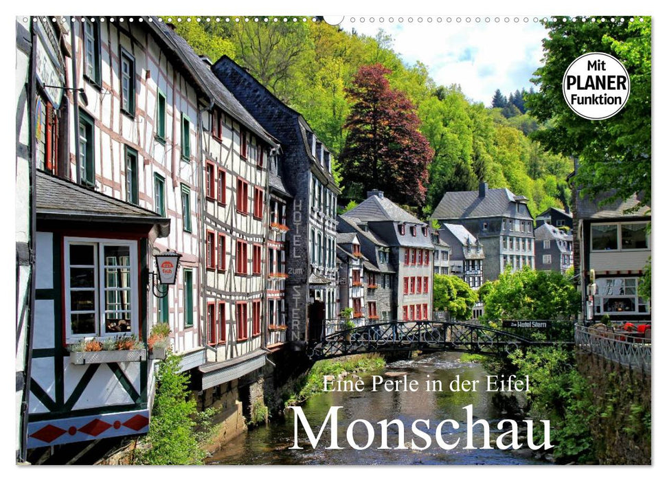 Eine Perle in der Eifel - Monschau (CALVENDO Wandkalender 2025)