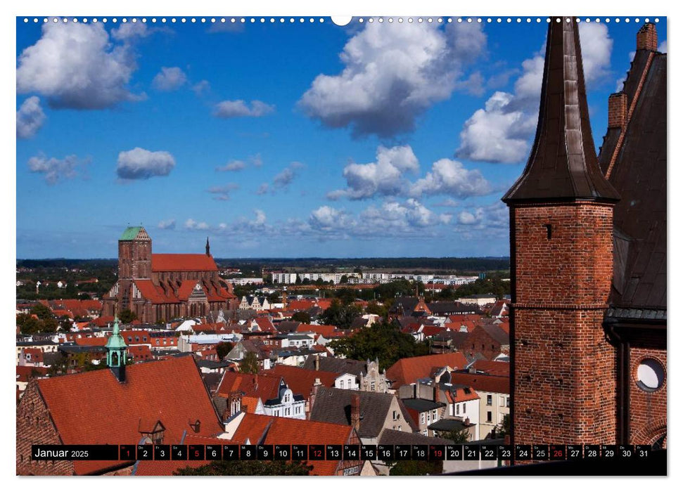 Ostseeperle Wismar (CALVENDO Premium Wandkalender 2025)