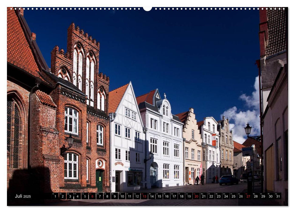 Ostseeperle Wismar (CALVENDO Premium Wandkalender 2025)