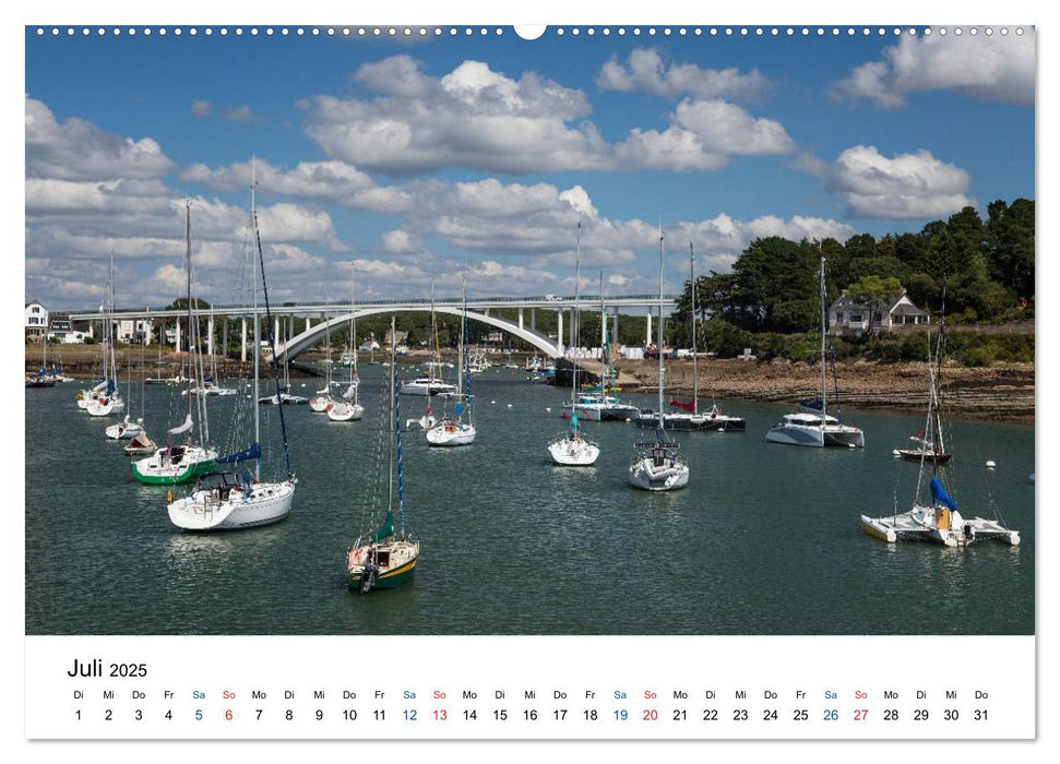 Das Morbihan - ein Ausflug in den Süden der Bretagne (CALVENDO Premium Wandkalender 2025)