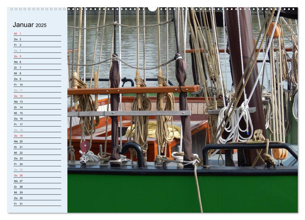 Maritime Schiffdetails (CALVENDO Wandkalender 2025)