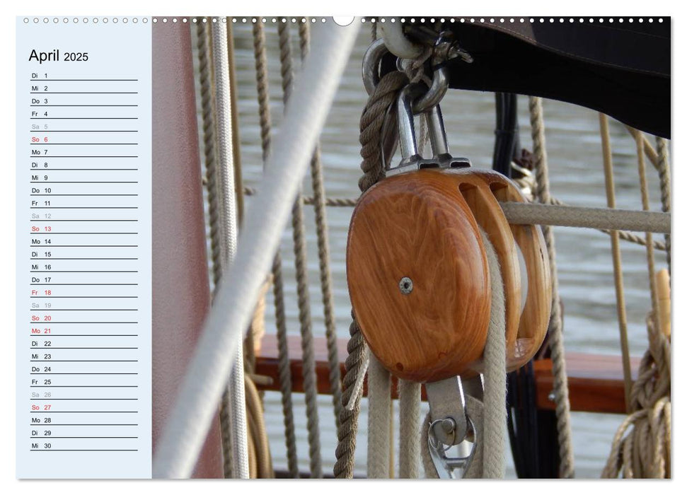 Maritime Schiffdetails (CALVENDO Wandkalender 2025)