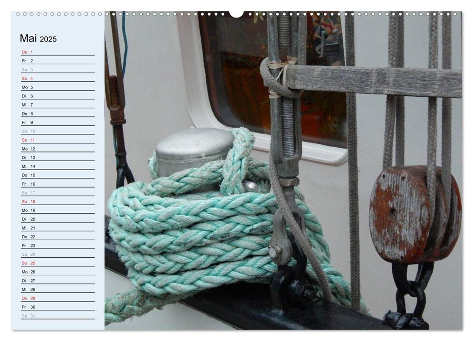 Maritime Schiffdetails (CALVENDO Wandkalender 2025)