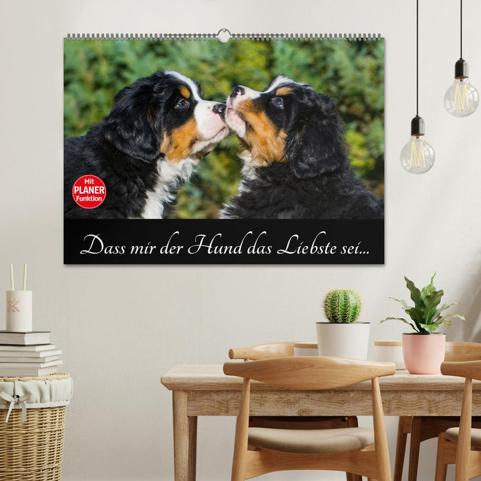 Dass mir der Hund das Liebste sei... (CALVENDO Wandkalender 2025)