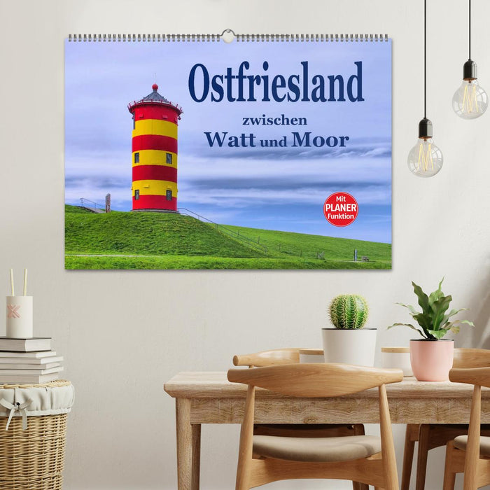 Ostfriesland - zwischen Watt und Moor (CALVENDO Wandkalender 2025)