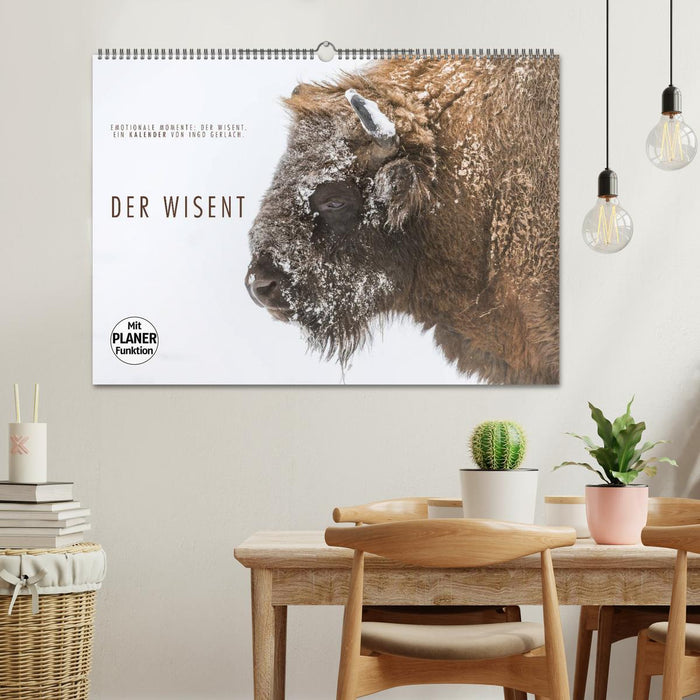 Emotionale Momente: Der Wisent. (CALVENDO Wandkalender 2025)