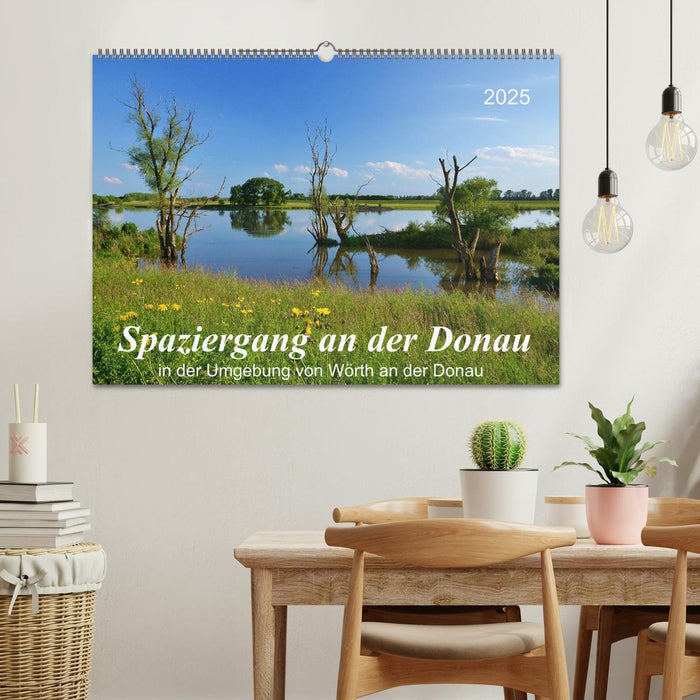 Spaziergang an der Donau (CALVENDO Wandkalender 2025)