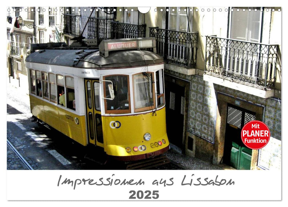 Impressionen aus Lissabon (CALVENDO Wandkalender 2025)