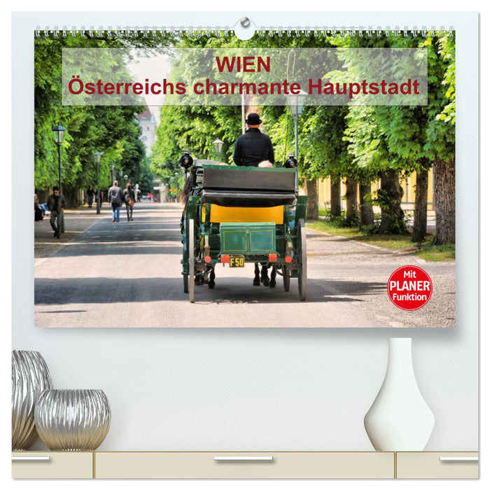 Wien - Österreichs charmante Hauptstadt (CALVENDO Premium Wandkalender 2025)