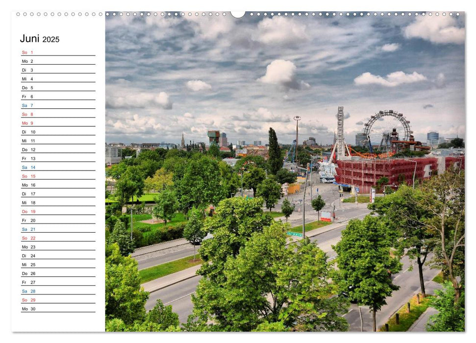 Wien - Haupstadt mit Charme (CALVENDO Premium Wandkalender 2025)