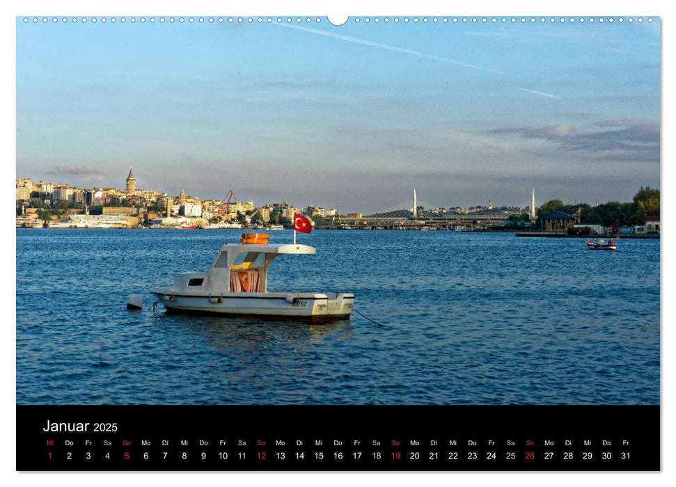 Istanbul Einmalig (CALVENDO Wandkalender 2025)