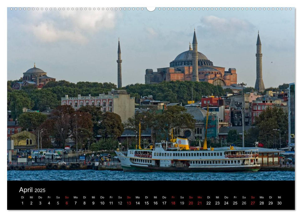 Istanbul Einmalig (CALVENDO Wandkalender 2025)