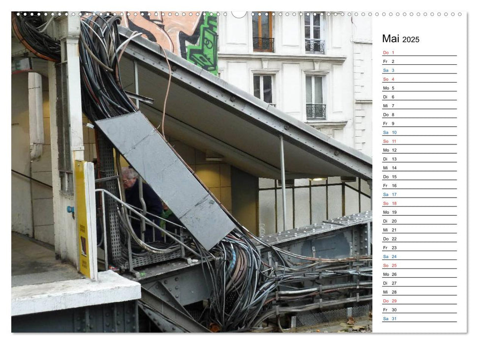 Unter Strom - Elektroinstallationen der besonderen Art (CALVENDO Premium Wandkalender 2025)