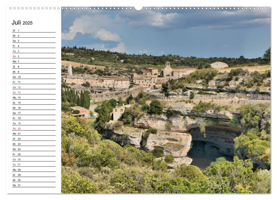 Frankreich - Städte und Dörfer des Languedoc-Roussillon (CALVENDO Premium Wandkalender 2025)