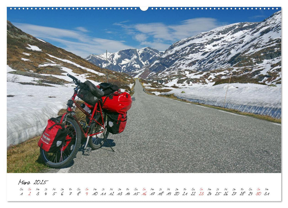 Abenteuer Radreisen (CALVENDO Premium Wandkalender 2025)