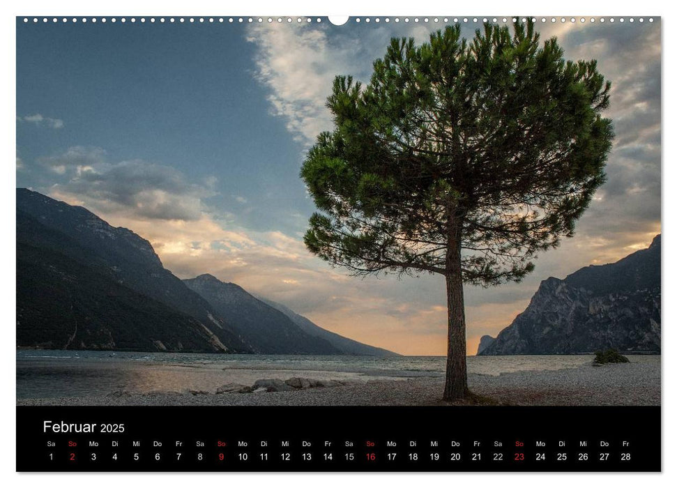 Die schönste Seite am Gardasee (CALVENDO Premium Wandkalender 2025)