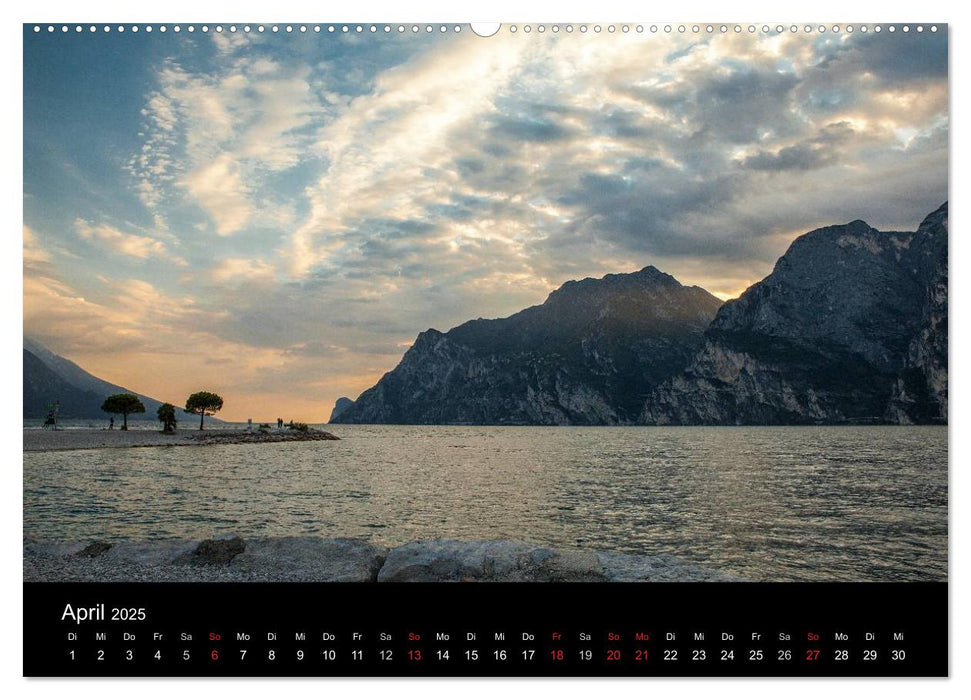 Die schönste Seite am Gardasee (CALVENDO Premium Wandkalender 2025)