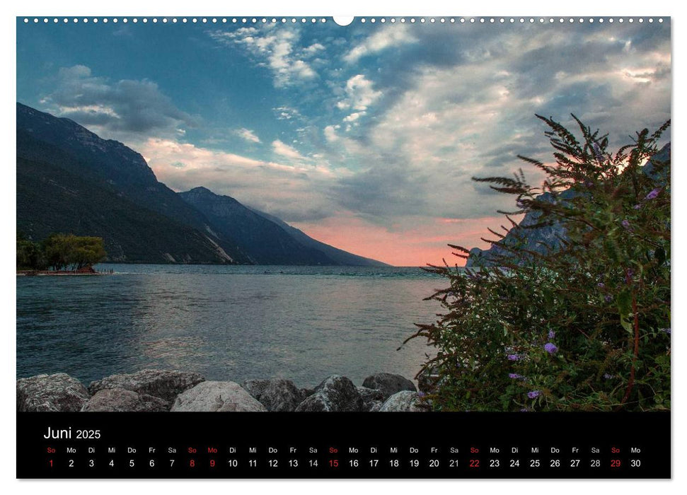 Die schönste Seite am Gardasee (CALVENDO Premium Wandkalender 2025)