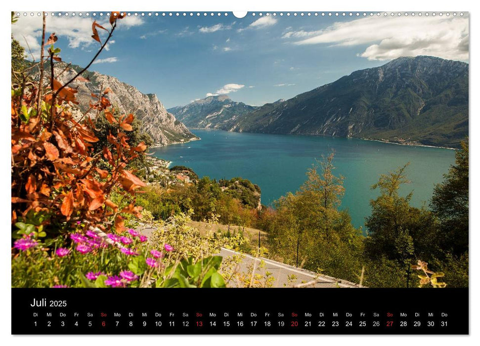 Die schönste Seite am Gardasee (CALVENDO Premium Wandkalender 2025)