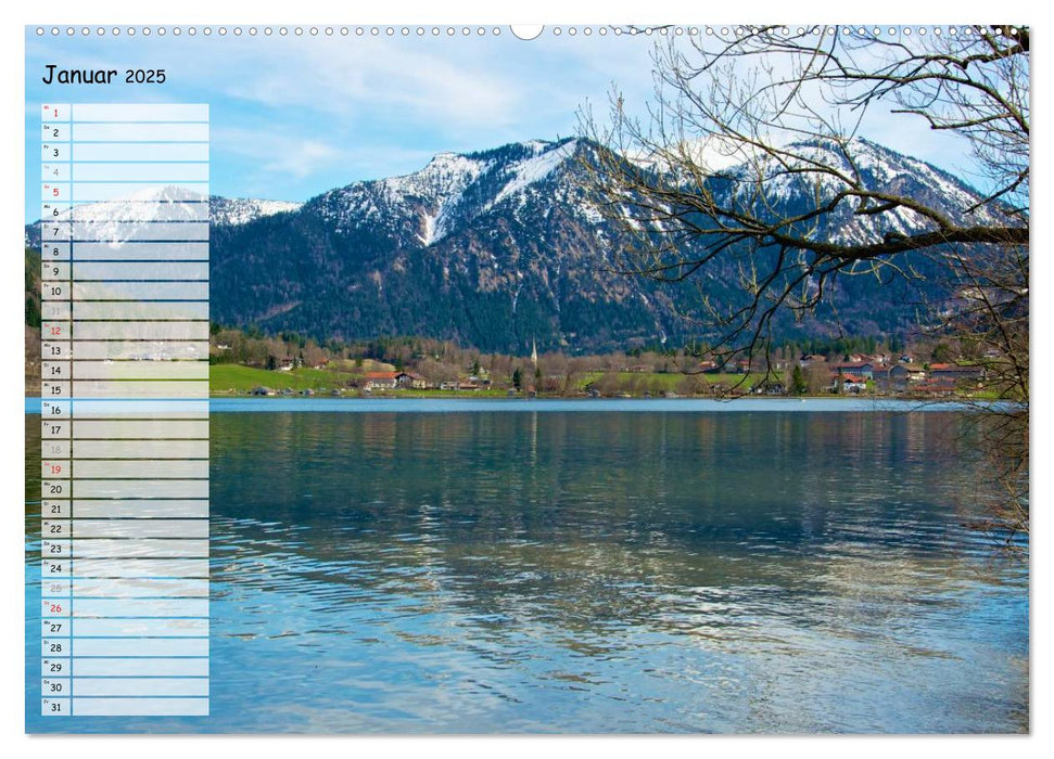 Schliersee Natur pur (CALVENDO Premium Wandkalender 2025)