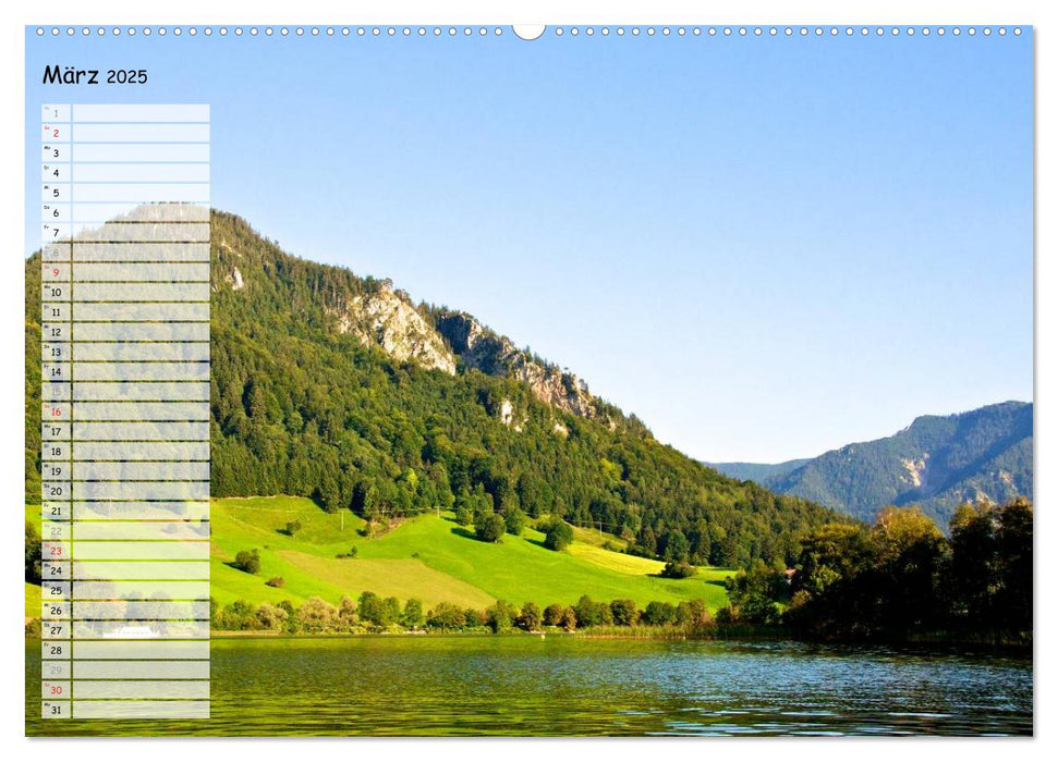 Schliersee Natur pur (CALVENDO Premium Wandkalender 2025)