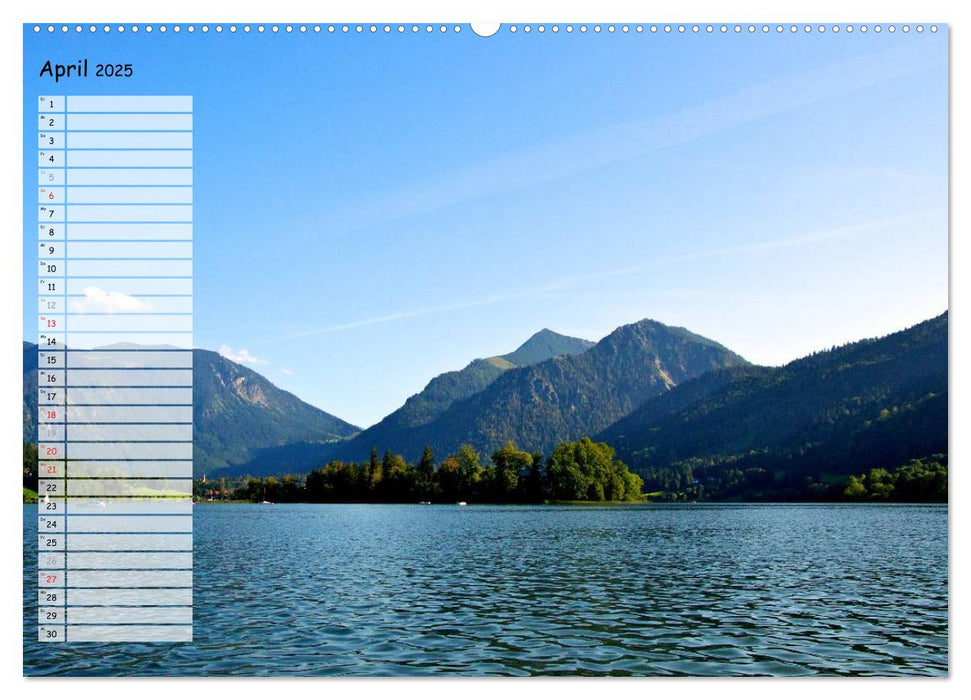 Schliersee Natur pur (CALVENDO Premium Wandkalender 2025)