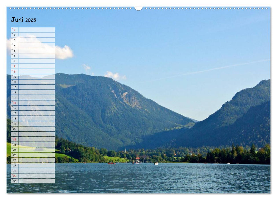 Schliersee Natur pur (CALVENDO Premium Wandkalender 2025)