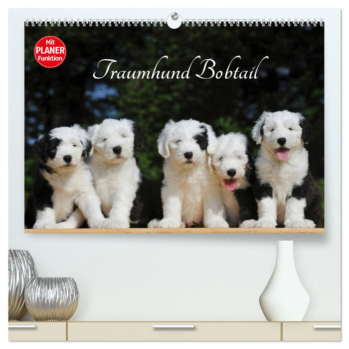 Traumhund Bobtail (CALVENDO Premium Wandkalender 2025)