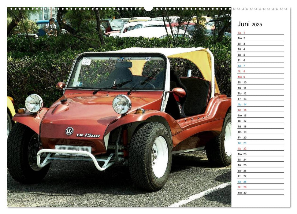 Buggys - die Kultautos der 80er (CALVENDO Premium Wandkalender 2025)