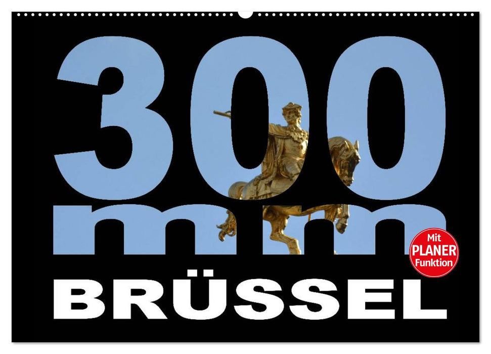 300mm - Brüssel (CALVENDO Wandkalender 2025)